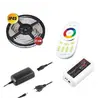 Комплект лента RGB 150 LED IP45 5m 10 мм, пульт RF RGB на 4 зоны блок питания PLD 38W/5m арт.ZLF-RGB-5M-02W