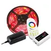Комплект лента RGB 150 LED IP20 5m 10 мм, пульт RF RGB на 4 зоны блок питания PLD 38W/5m арт.ZLD-RGB-5M-02W