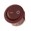 Врезной выключатель W11, коричневый арт.WYL-KOLY-W11.1-BR