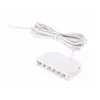 Разветвитель на 6 LED светильников, провод 2 м, 2x0,50мм2, белый арт.OKSZ-2M-LED-6-BI-V03
