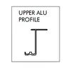 Профиль верхний для раздвижных систем RAM 3500 мм (алюм.) арт.RAM.B3500