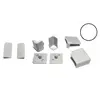 Комплект заглушек (КВАДРО) - белый, 8шт. арт.Кз461