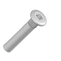 Стяжка межсекционная &laquo;Мама&raquo; М4 Х 28 (никель) арт.497A004028C