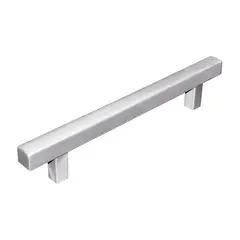 Ручка-скоба квадратная 128 мм хром матовый РСК128