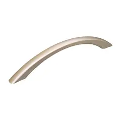 Мебельная ручка Кламет РС 128, скоба 164/10/31 мм, никель матовый.