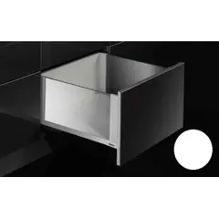 Выдвижной ящик со стеклянными стенками Titus Tekform slimline DW182 400 мм, стекло, белый арт. 655-7X40-152-00