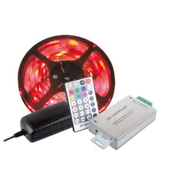 Комплект лента RGB 150 LED IP20 5m 10 мм, пульт RF RGB блок питания PLD 38W/5m арт.ZLD-RGB-5M-03W