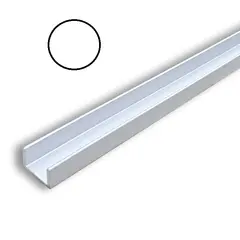 Планка МЩ торцевая 4мм, белая арт.ПМЩТ4б