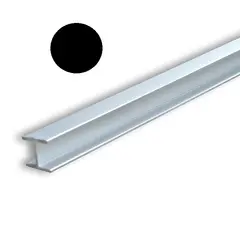 Планка МЩ соединительная 4мм, черная арт.ПМЩС4ч