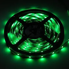 LED лента PREMIUM 300 LED 2835 IP20 8 мм зеленая 30W/5m арт.R-2835-300-20-ZI-01