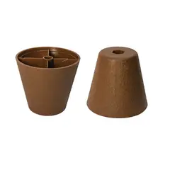 Опора мебельная Н-67, орех арт.ОМ67(орех)