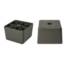 Опора мебельная Н-45, черный арт.ОМ45(ч)