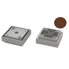 Опора 55х55 (ОСК20), матовая Н=20мм, венге арт.О55х55(венге)