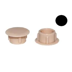 Заглушка D 10мм Черный арт.ЗГЛ10 черн