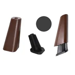 Опора мебельная Т-4, графит арт.ОМТ4(гр)