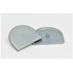 Заглушка мебельная эксцентрика Titus D25 матовое серебро. Арт: 7463 MS