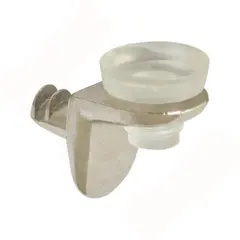 Полкодержатель с присоской для стеклянных полок (никель) арт.RG06.00.50