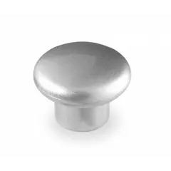 Ручка кнопка для мебели Валмакс В-001 000, 0 мм, металлик