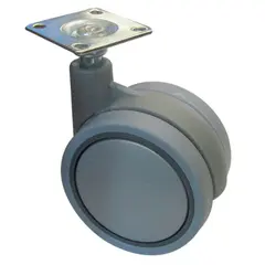 Опора колесная D75 мм с пластиной 48*48 мм Sirio арт.1180.072A.96