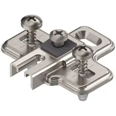 Планка MODUL ответная, крест., 0 мм, сталь, с распорными дюбелями EXPANDO, Регулировка по высоте: продольное отверстие арт.194K6100E