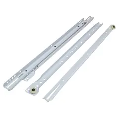 Направляющие роликовые, 500 мм, цвет белый арт.601-0650-877