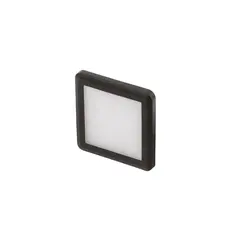 Светильник LED Square 1,5W 3000K, провод 2 м, черный молочный арт.SQUARE-CZ-ML-BC