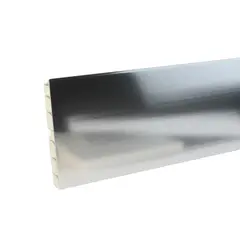 Цоколь ПВХ, Зеркало, с уплотнителем 4000х95мм, арт. ЦУЗ95