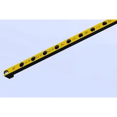 Мебельный кондуктор торцевой шаг 32 мм, диаметр втулки 7 мм, под плиту 16 мм подходит для установки шкантов 7х30 арт.МК-04