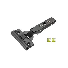 Петля мебельная Titus Noir T-Type Glissando 90 градусов с доводчиком 110/45/0 мм для машинной установки. арт.701-0AT1-668-00