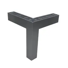 Опора стационарная угловая ОСУ 120-К хром матовый