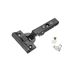 Петля мебельная Titus T-Type Noir Glissando с доводчиком 90 градусов 110/45/0 мм и cистемой ускоренной сборки Easy-fix арт.701-0AT4-068-00