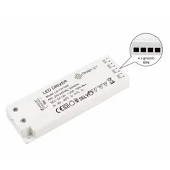 Блок питания LED model LD 15W 12VDC, без проводов, 4 мини-гнезда арт.TRA-LD-15W-T-01