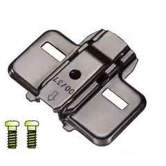 Монтажная планка петли T-type Noir F2 мм крест. с винтами 6,3х15 мм арт.700-0NC2-068-00