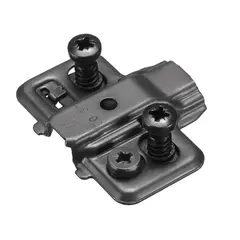 Монтажная планка петли T-type Noir F3 мм крест., регул. эксцентрик, винты 6,3х15 мм арт.700-0KC3-068-00