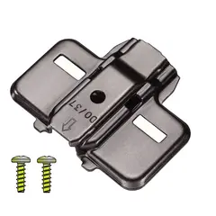 Монтажная планка петли T-type Noir F2 мм крест. с винтами 4,5x15 мм арт.700-0NE2-068-00