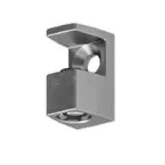 Полкодержатель для стеклянных полок, никель арт.MV37ZNL