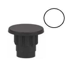 Заглушка D5 мм, белый арт.CF01PB