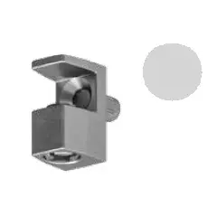 Полкодержатель для стеклянных полок, штырь d5mm, никель арт.MV35ZNL