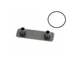 Подпятник двойной 8 мм, белый арт.160.2000.01