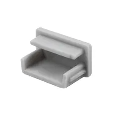 Заглушка для PROFIL LINE MINI, серая арт.OP2-ZASL-7X14-SZ