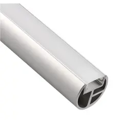 Профиль штанга для шкафа PROFIL RELING LED 2 м алюм, молочный рассеиватель арт.PROF-REL-OP-2W