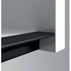 Ручка-профиль для верхних корпусов 18*20 мм (серый) арт.682570.S