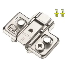 Монтажная планка петли T-type F2 мм крест., регул. эксцентрик, дюбель 5x10,5 мм Арт: 700-0KF2-650-00