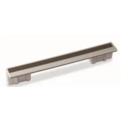 Ручка скоба для мебели Валмакс S-101 128 St, 128 мм, сатин светлый венге (ТЗ).