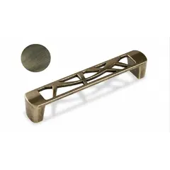 Ручка скоба для мебели Sagittario FS-116 128, 128 мм, бронза шлифованная.