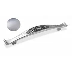 Ручка скоба для мебели Sagittario FS-122 128 Cr, 128 мм, хром матовый.