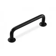 Ручка скоба для мебели Валмакс LS (036) 01.01.128, 128 мм, черная шагрень