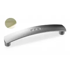 Ручка скоба для мебели Валмакс FS-035 128, 128 мм, золото.