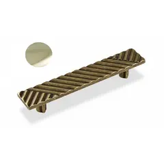 Ручка скоба для мебели Sagittario FS-113 096, 96 мм, золото.