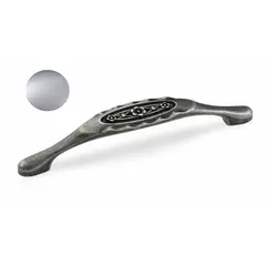 Ручка скоба для мебели Sagittario FS-128 128 Cr, 128 мм, хром матовый.